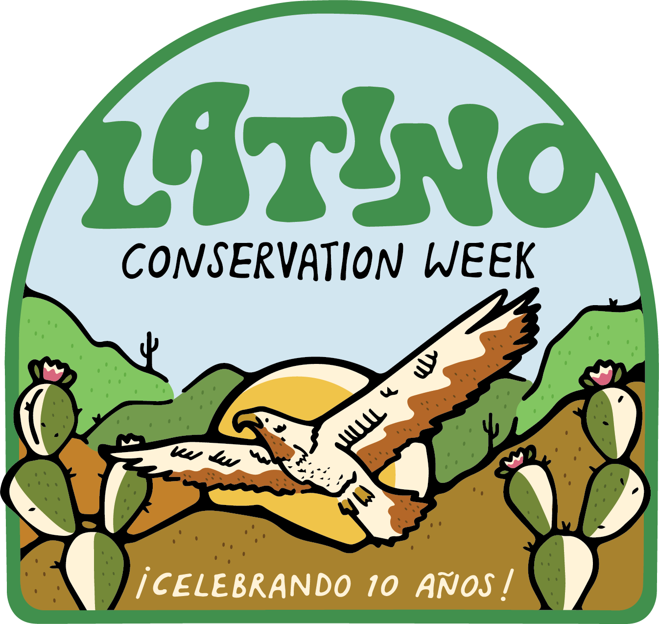 Latino Conservation Week 2023 Logo