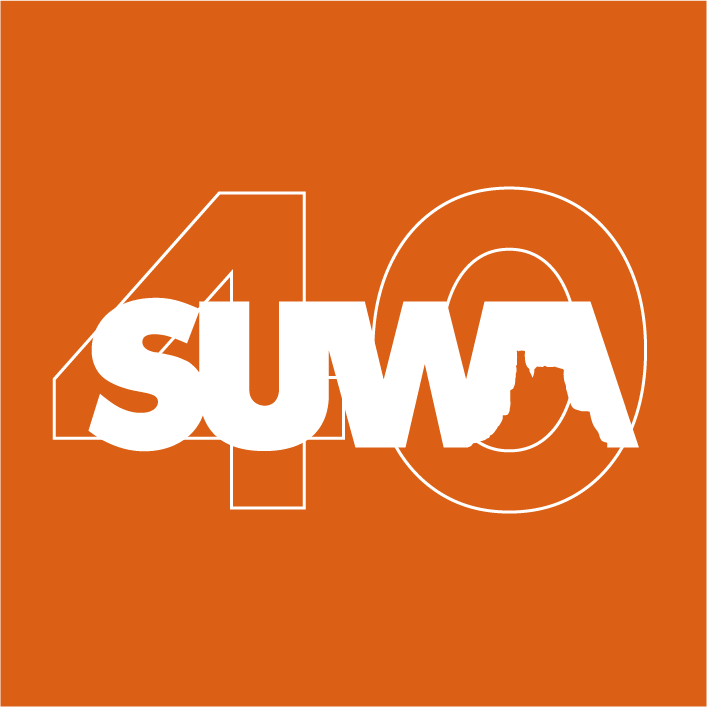 Logotipo del 40 aniversario de SUWA