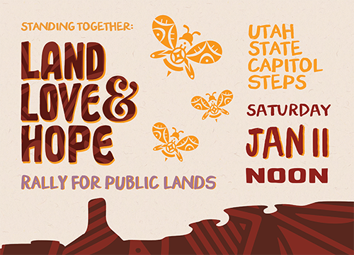 Land Love &amp; Hope Rally Logo